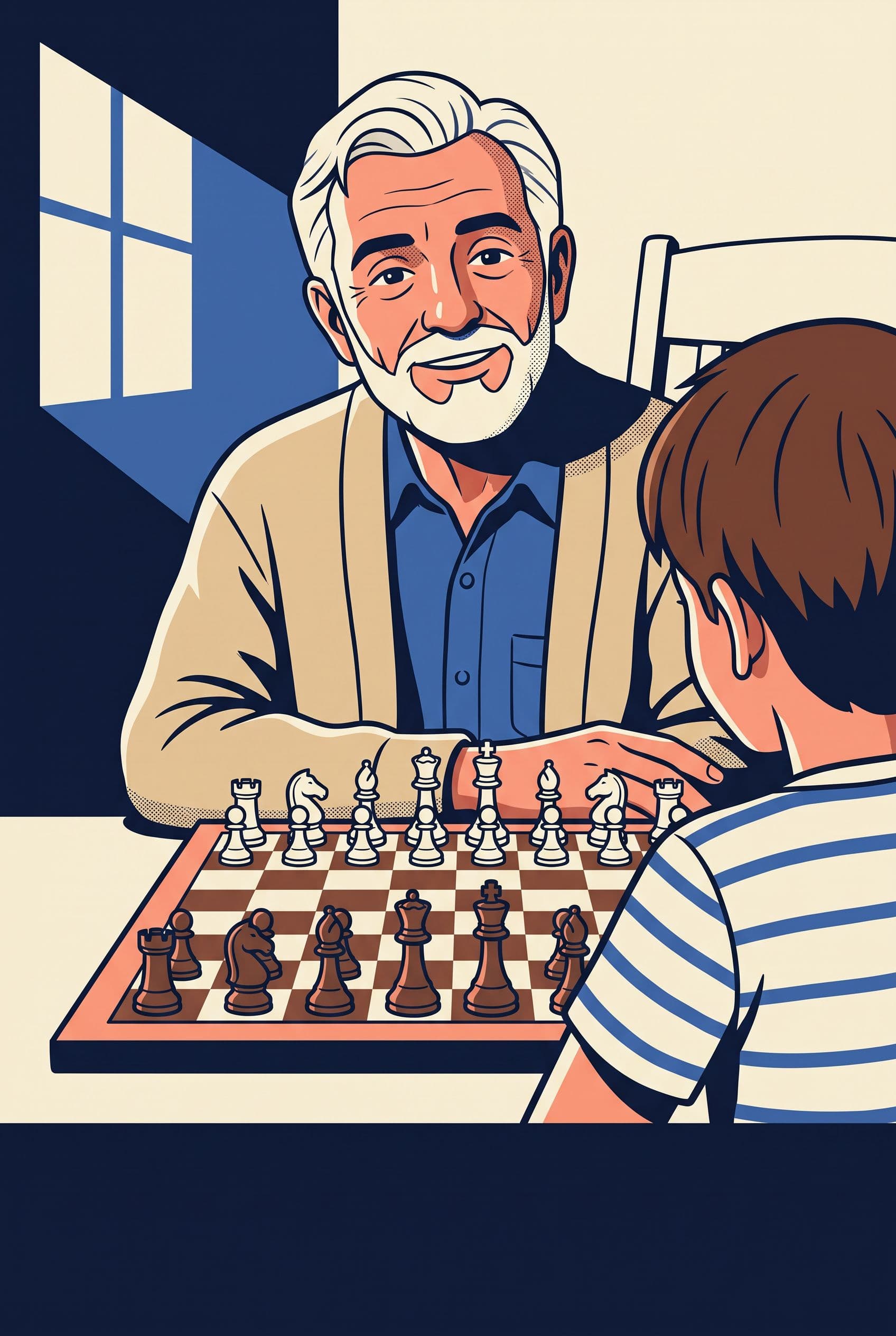 My grandfather taught me to play.